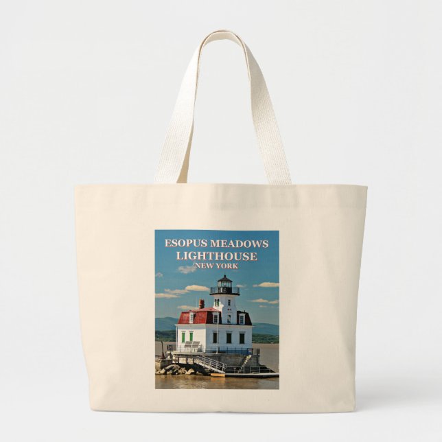 Faro Esopus Meadows, Bolsa Tote de Nueva York (Frente)