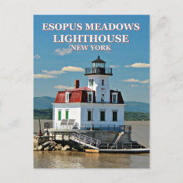 Faro Esopus Meadows, postal de Nueva York