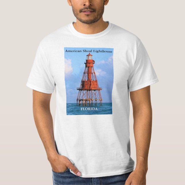 Faro estadounidense de zapatos, camiseta de Florid (Anverso)