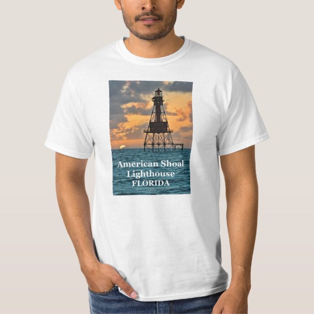 Faro estadounidense de zapatos, camiseta de Florid (Anverso)