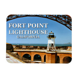 Faro Fort Point, imán Flex de California