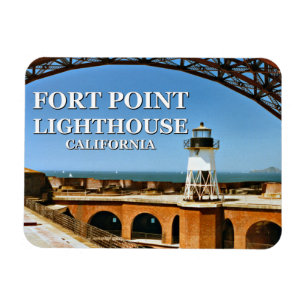 Faro Fort Point, imán Flex de California