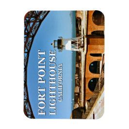 Faro Fort Point, imán Flex de California