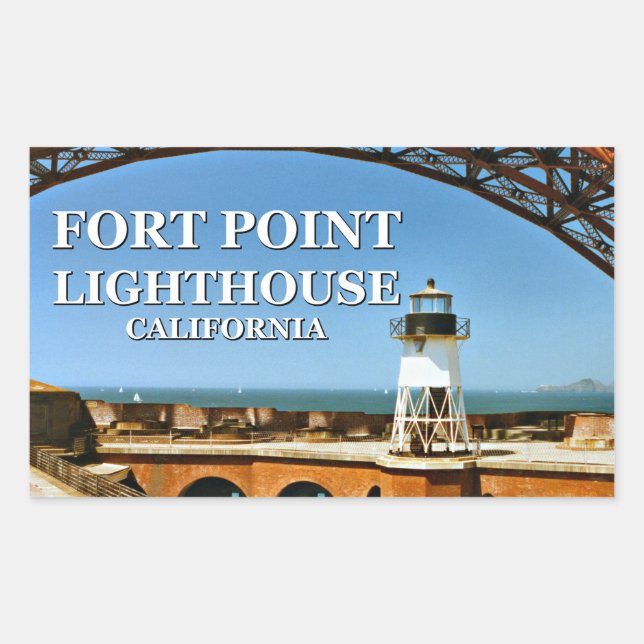 Faro Fort Point, Pegatinas de California (Anverso)