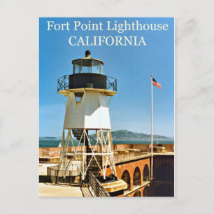Faro Fort Point, postal de California
