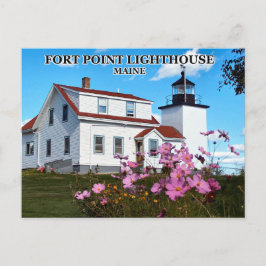 Faro Fort Point, postal Maine