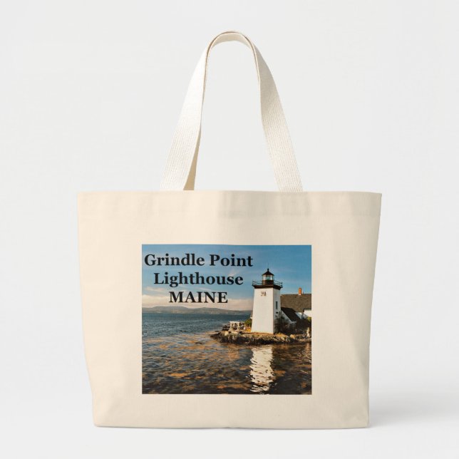 Faro Grindle Point, Bolsa Maine Tote (Frente)