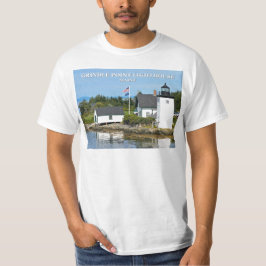 Faro Grindle Point, camiseta Maine
