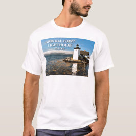 Faro Grindle Point, camiseta Maine