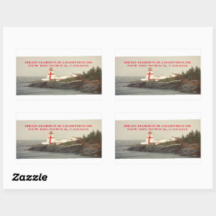 Faro Head Harbor, Pegatinas de NB Canada