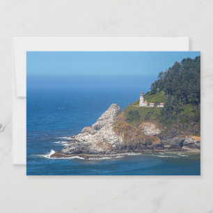 Faro Heceta Head Costa de Oregón Tarjeta