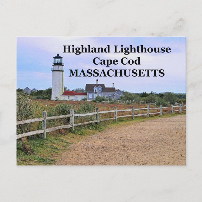 Faro Highland, postal de Massachusetts (Anverso)