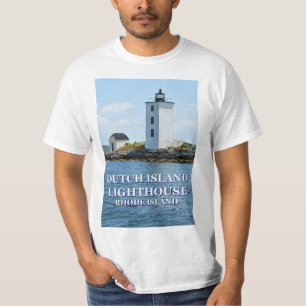 Faro holandés de la isla, camiseta de Rhode Island