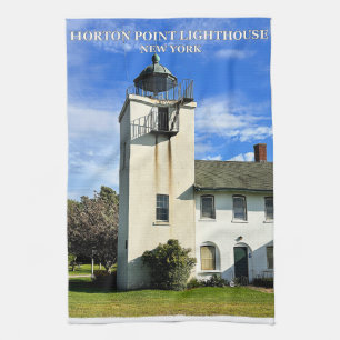 Faro Horton Point, toalla de té de Nueva York