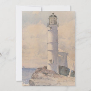 Faro, isla de Shoals Childe Hassam