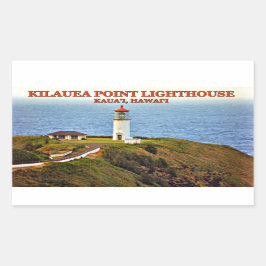 Faro Kilauea Point, Kauai, Pegatinas de Hawái