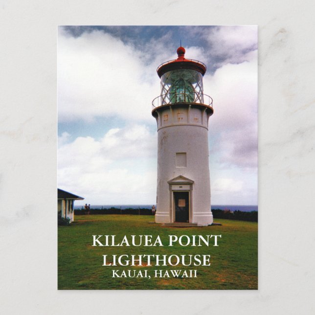 Faro Kilauea Point, postal de Kaua'i (Anverso)