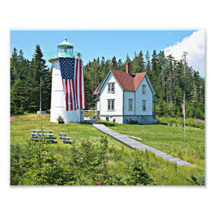 Faro Little River, foto de Maine