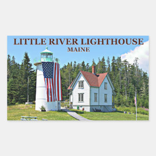 Faro Little River, Pegatinas Maine