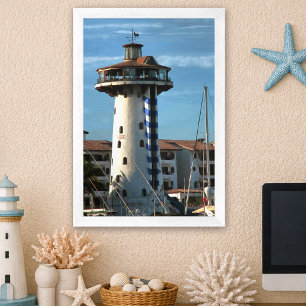Faro Marina Vallarta 0948 Pintura Arte