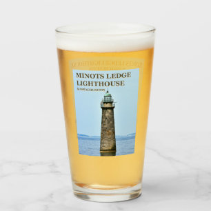 Faro Minots Ledge, vaso de pinta de Massachusetts
