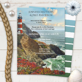 Faro Náutico Después De Invitación De Boda