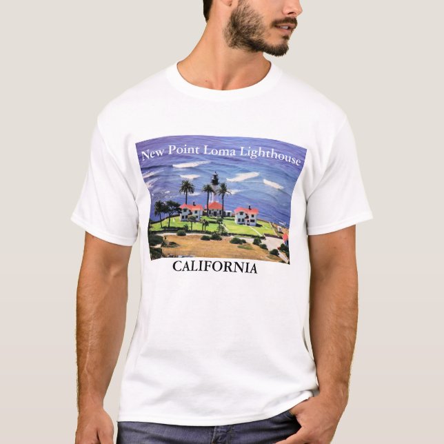Faro New Point Loma, camiseta de California (Anverso)