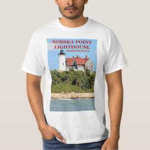 Faro Nobska Point, camiseta de Massachusetts