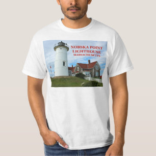 Faro Nobska Point, camiseta de Massachusetts