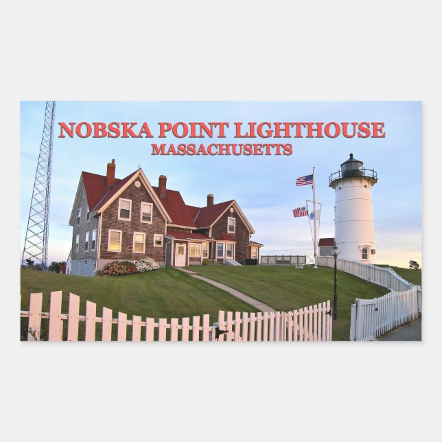 Faro Nobska Point, Pegatinas de Massachusetts (Anverso)
