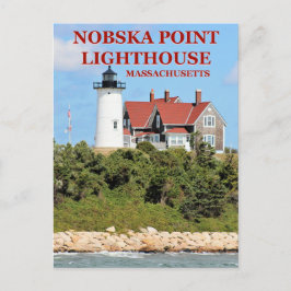 Faro Nobska Point, postal de Massachusetts