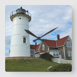 Faro Nobska Point, reloj de pared de Massachusetts
