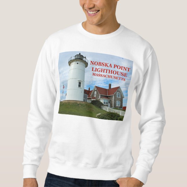 Faro Nobska Point, sudadera de Massachusetts (Anverso)