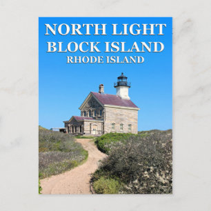 Faro Norte, Isla Bloque, postal RI