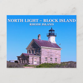 Faro Norte, Isla Bloque, postal RI