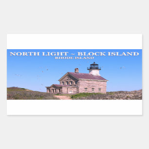 Faro Norte, Pegatinas de Block Island RI
