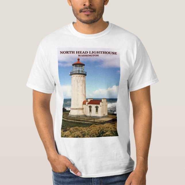 Faro North Head, camiseta de Washington (Anverso)