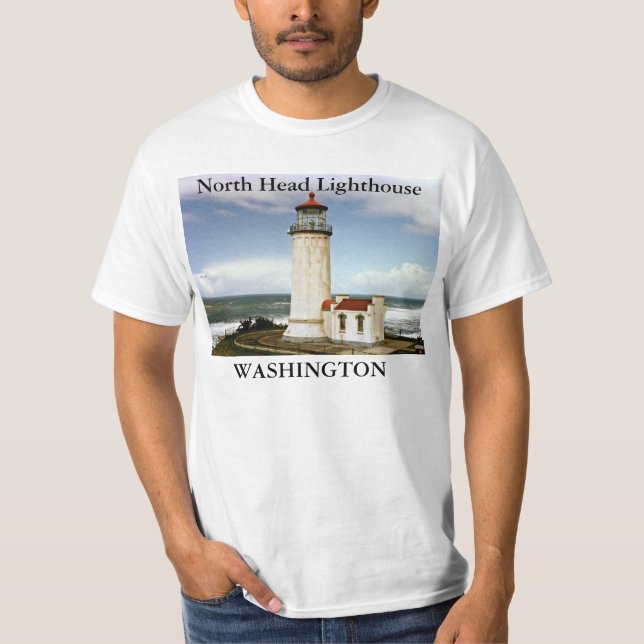 Faro North Head, camiseta de Washington (Anverso)