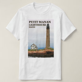 Faro pequeno de Manan, camiseta de Maine