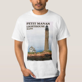 Faro pequeno de Manan, camiseta de Maine