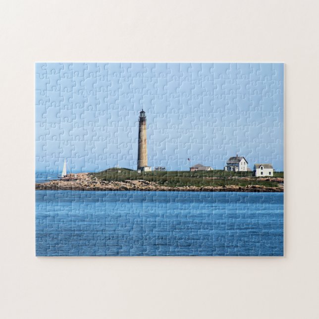 Faro pequeno de Manan, rompecabezas de Maine (Horizontal)