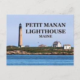 Faro Petit Manan, postal Maine