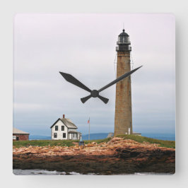 Faro Petit Manan, reloj de pared Maine