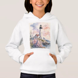 Faro pintado a la acuarela