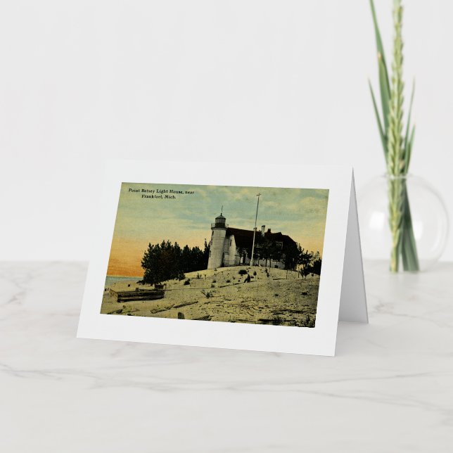 Faro Point Betsey cerca de Frankfort Michigan (Anverso)