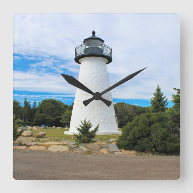 Faro Point de Ned, reloj de pared de Massachusetts (Anverso)