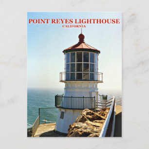 Faro Point Reyes, postal de California