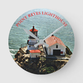 Faro Point Reyes, reloj de pared de California