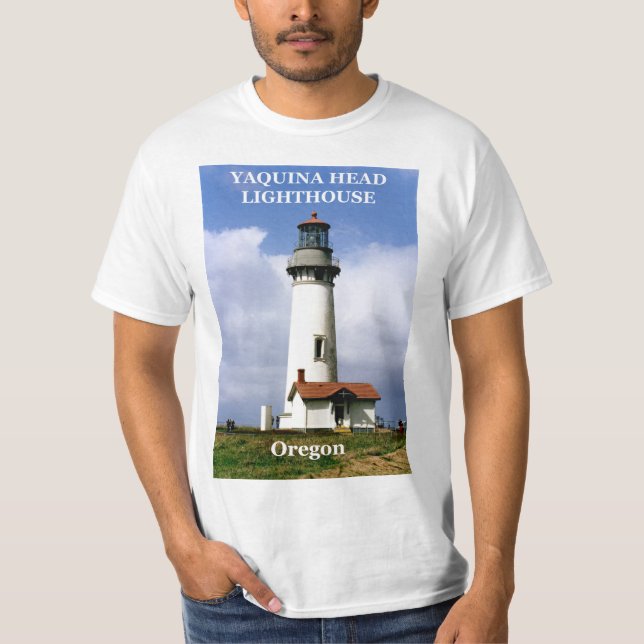 Faro principal de Yaquina, camiseta de Oregon (Anverso)