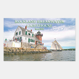 Faro Rockland Breakwater Lighthouse, Pegatinas Mai